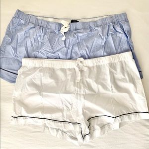 J.Crew End-on-End pajama shorts